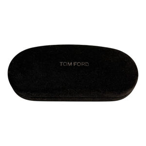 Tom Ford Eyeglass Sunglass Case Hard Shell Black Velvet Protective Holder 6x3x2